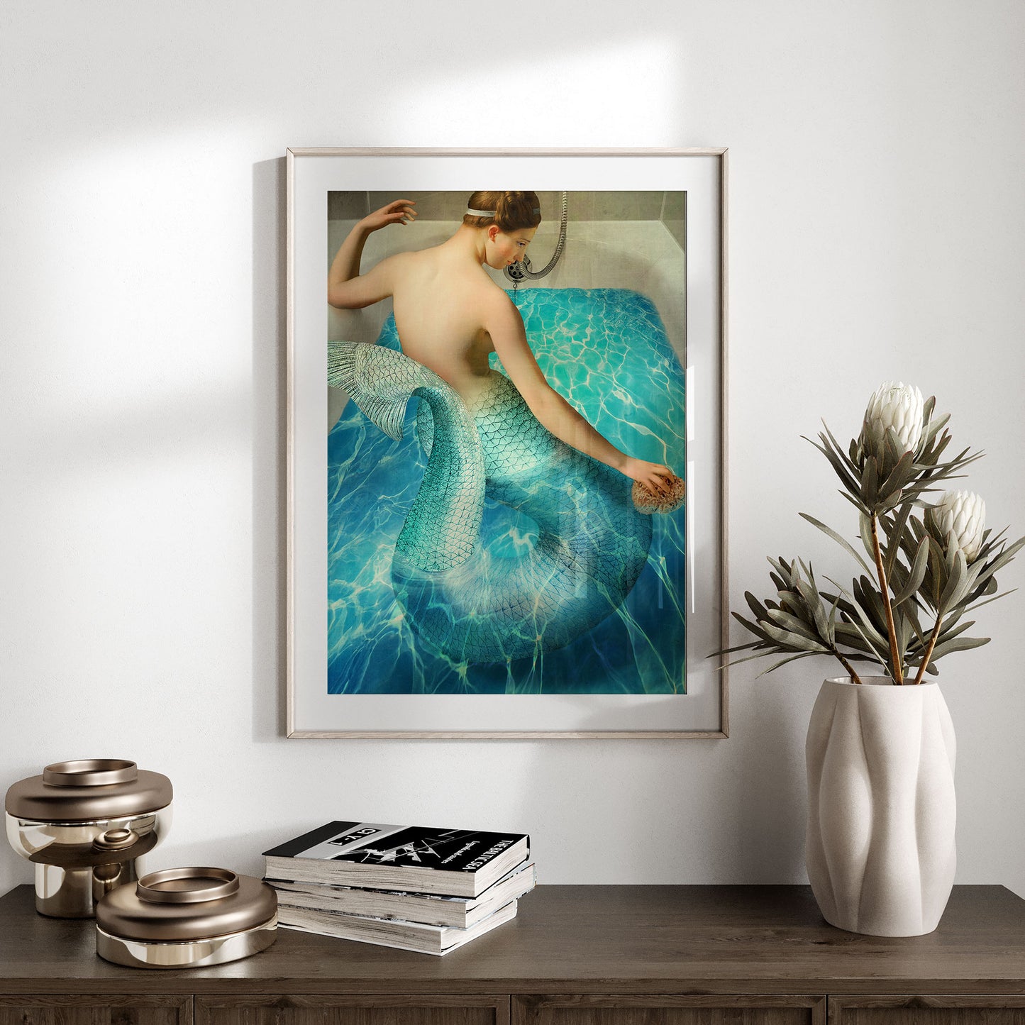 Taking a Bath, 30cm x 40cm, Catrin Welz-Stein