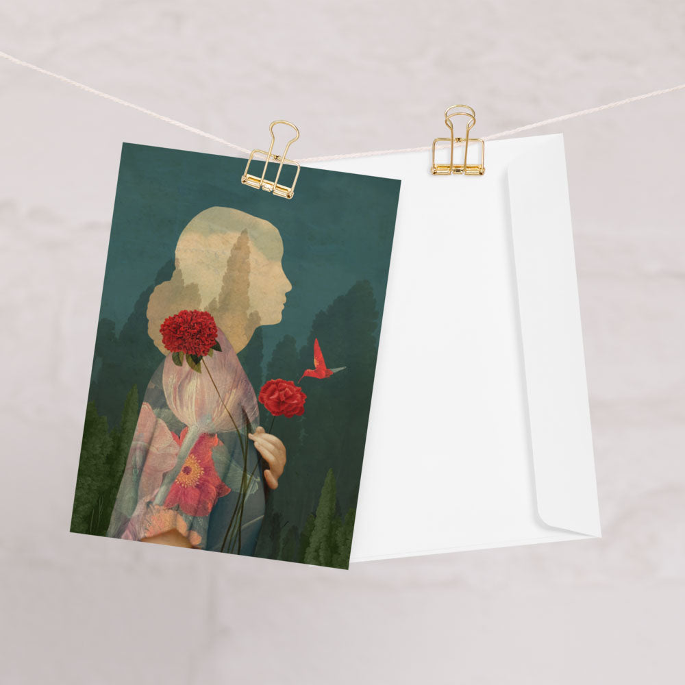 Secret Garden Greeting card