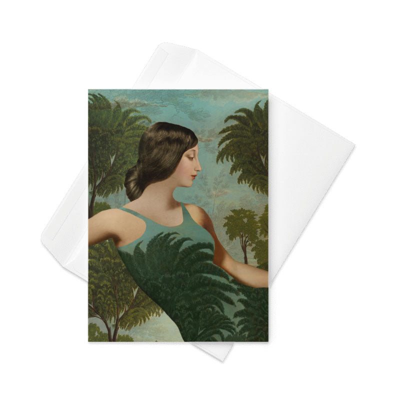 Into the Green Greeting Card
