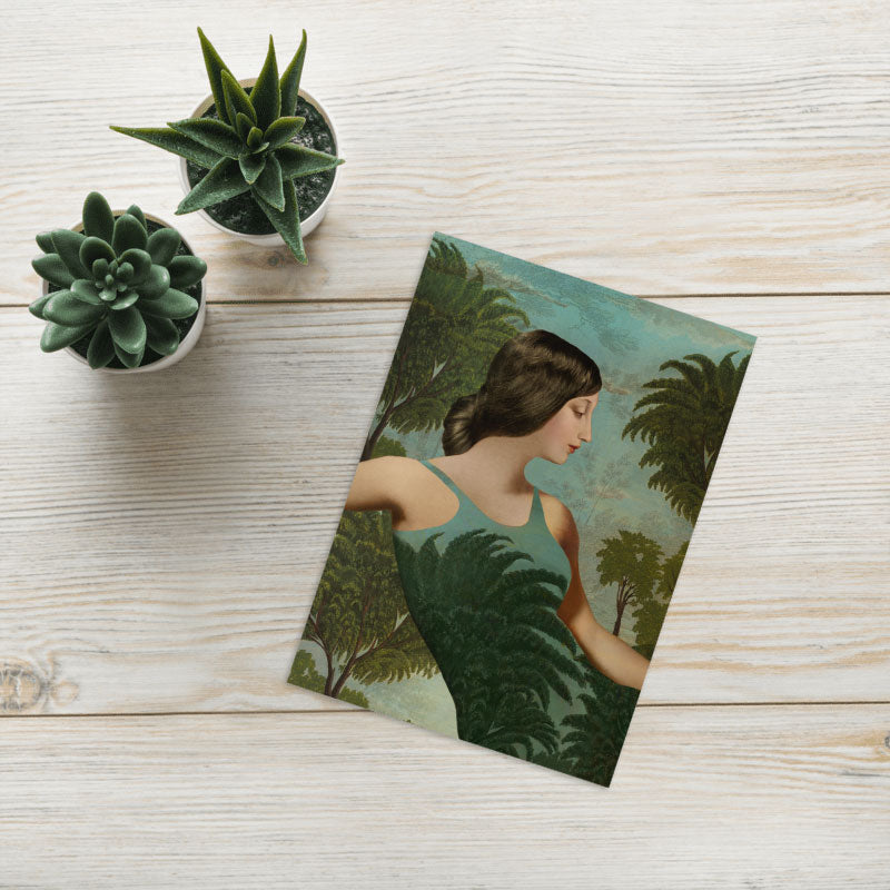 Into the Green Greeting Card