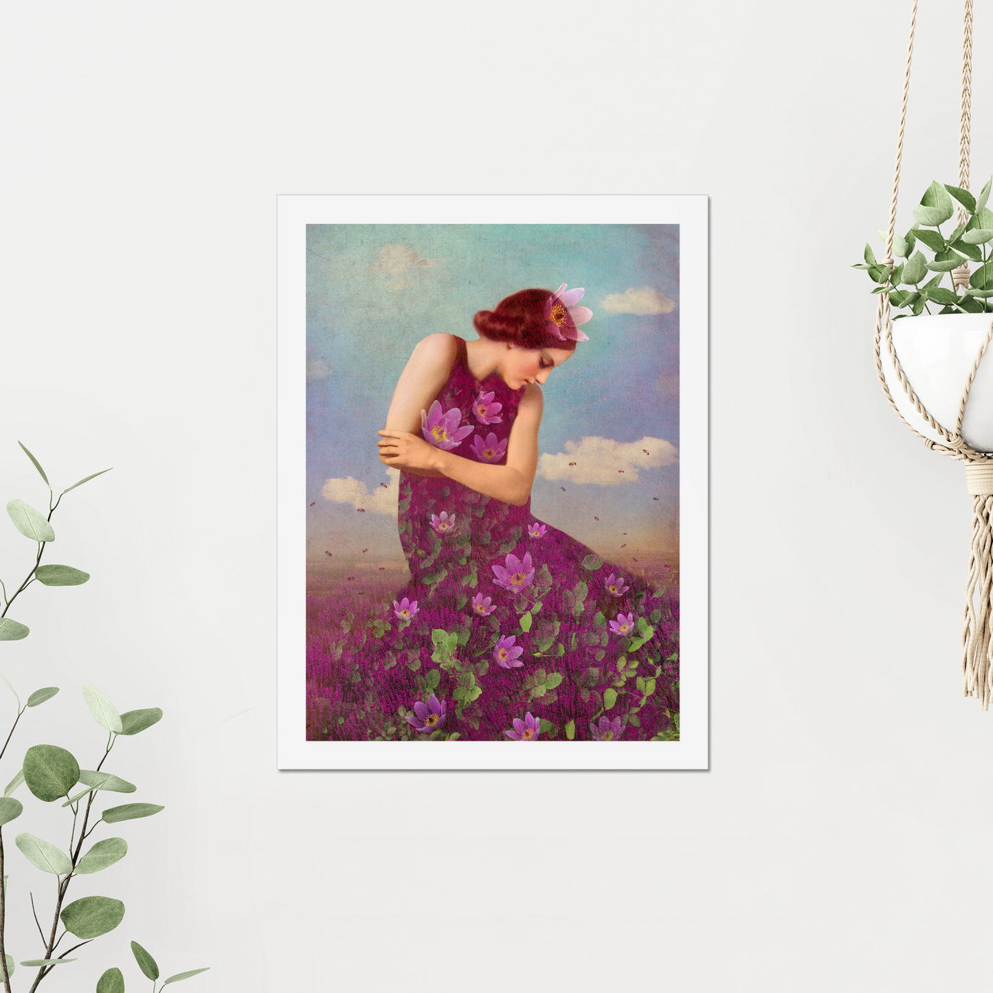 Bees on Lavendel, 30 x 40 cm, Catrin Welz-Stein