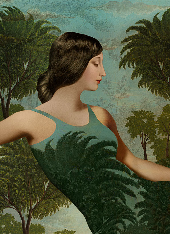 Into the Green, digital Artwork, Catrin Welz-Stein