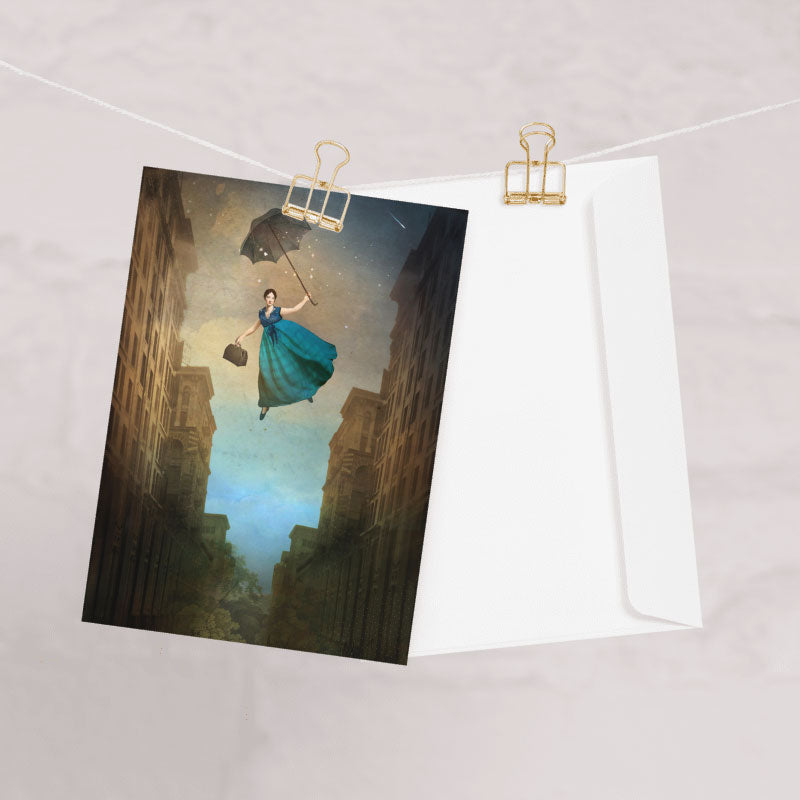 Falling Star, Greeting Card