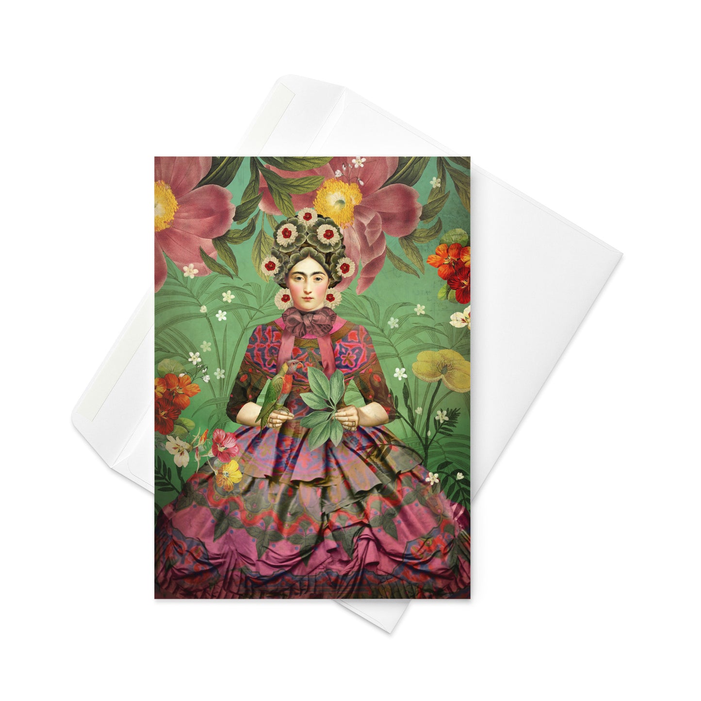 Green Garden Greeting card