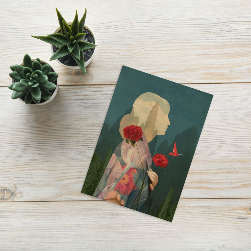 Secret Garden Greeting card