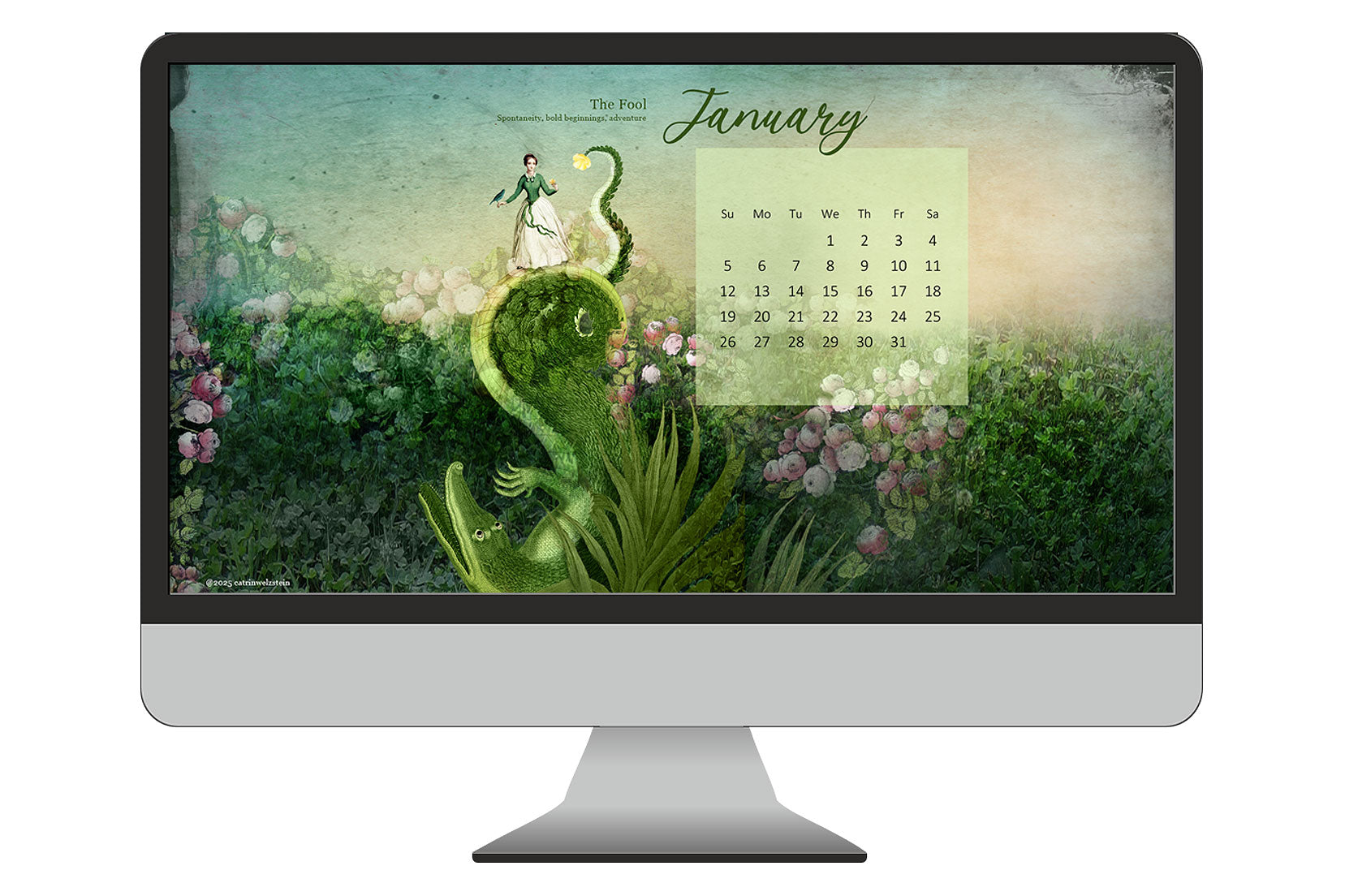Computer Desktop Calendar